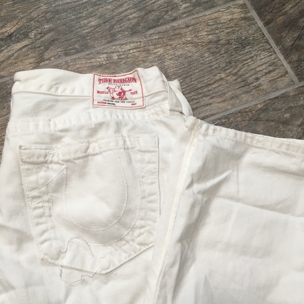True Religion - white jeans